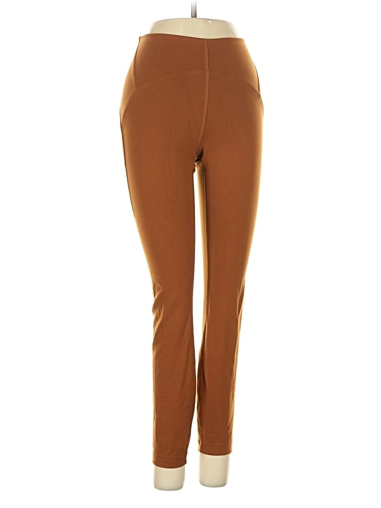 Pre-owned Lululemon Athletica Active Pants In Brown