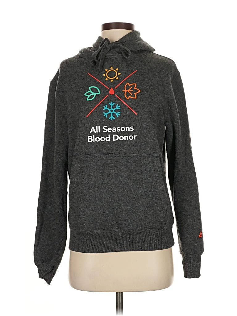 Pre-owned Unbranded Pullover Hoodie In Gray