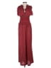 Max Studio Hearts Red Jumpsuit Size XS - photo 1