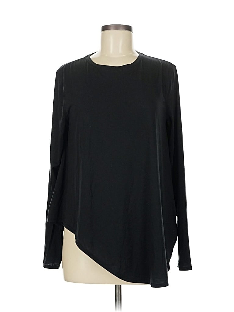 Pre-owned Lululemon Athletica Long Sleeve T-shirt In Black