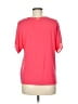 MICHAEL Michael Kors 100% Polyester Pink Short Sleeve Blouse Size M - photo 2