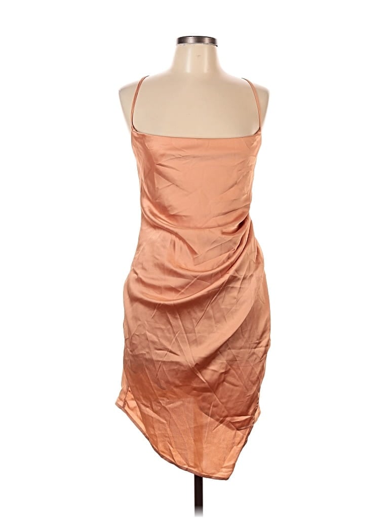 Pre-owned Assorted Brands Cocktail Dress In Orange