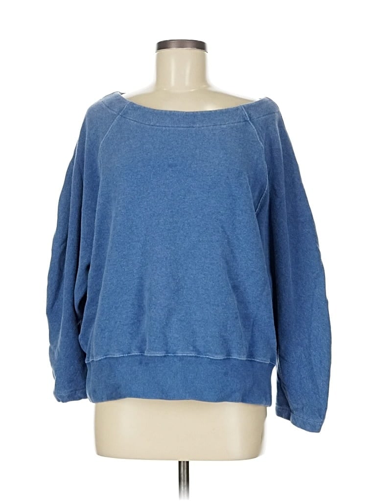 Pre-owned Mara Hoffman Pullover Sweater In Blue