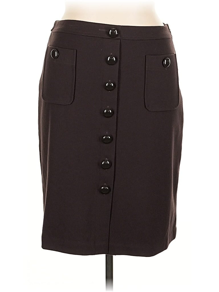Pre-owned Grace Elements Casual Skirt In Brown