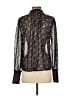 Free People 100% Polyester Black Long Sleeve Blouse Size XS - photo 2