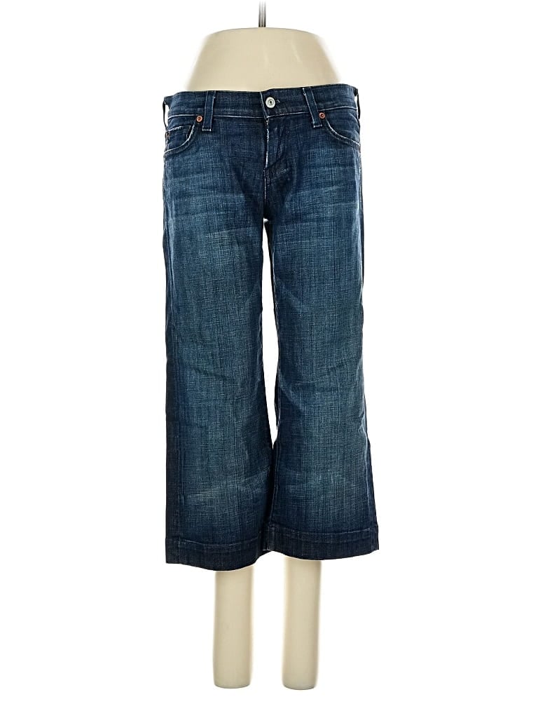 Pre-owned 7 For All Mankind Jeans In Blue