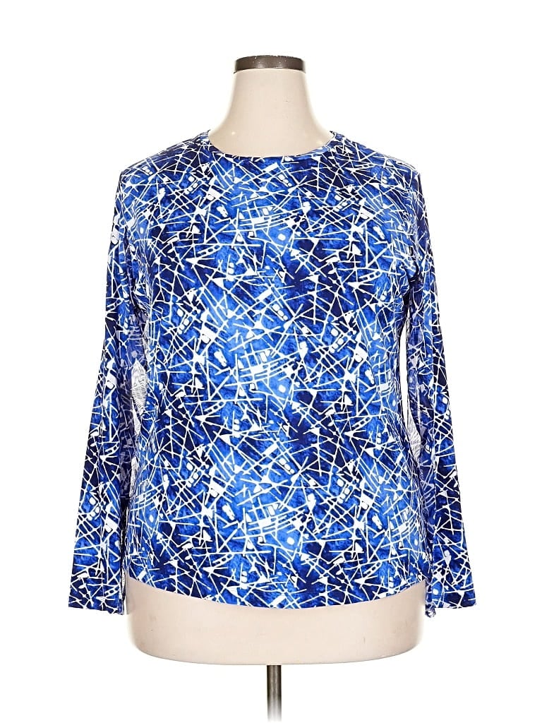 IBKUL Pre-owned Long Sleeve T-shirt In Blue