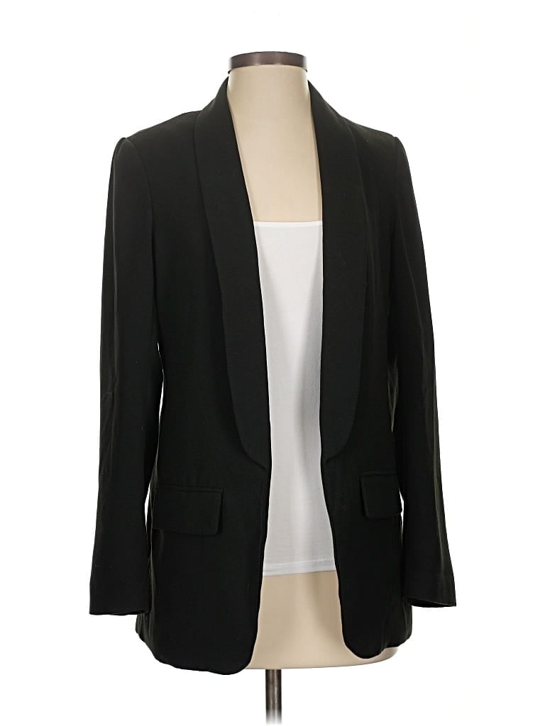 Pre-owned Cynthia Rowley Blazer Jacket In Black