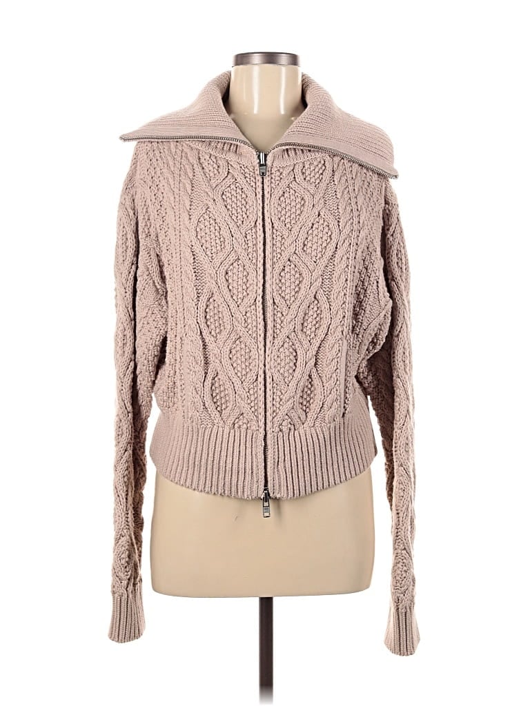 Pre-owned Self-portrait Cardigan Sweater In Pink