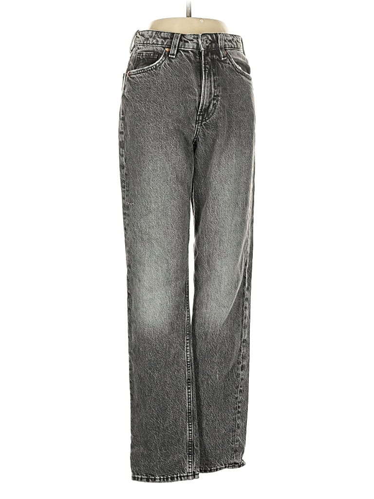 Pre-owned H&m Jeans In Gray