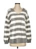 Neon Buddha 100% Cotton Stripes Gray Pullover Sweater Size XS - photo 1