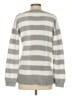 Neon Buddha 100% Cotton Stripes Gray Pullover Sweater Size XS - photo 2