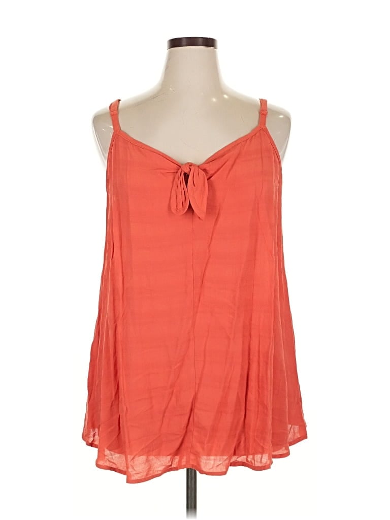 Pre-owned Torrid Sleeveless Blouse In Orange