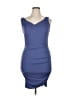Grace Karin Solid Blue Cocktail Dress Size XL - photo 1