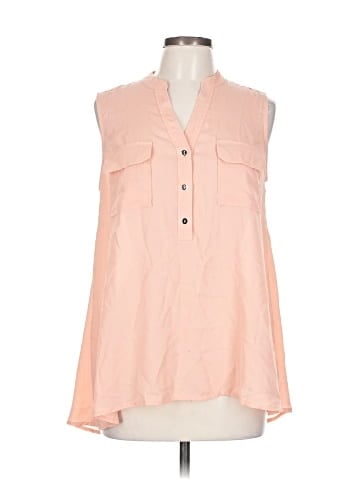 Alfani Sleeveless Button-Down Shirt (view 1)