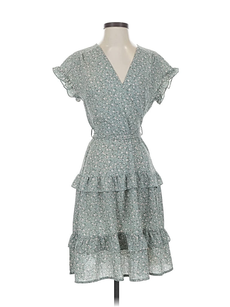 Pre-owned Monteau Casual Dress In Blue