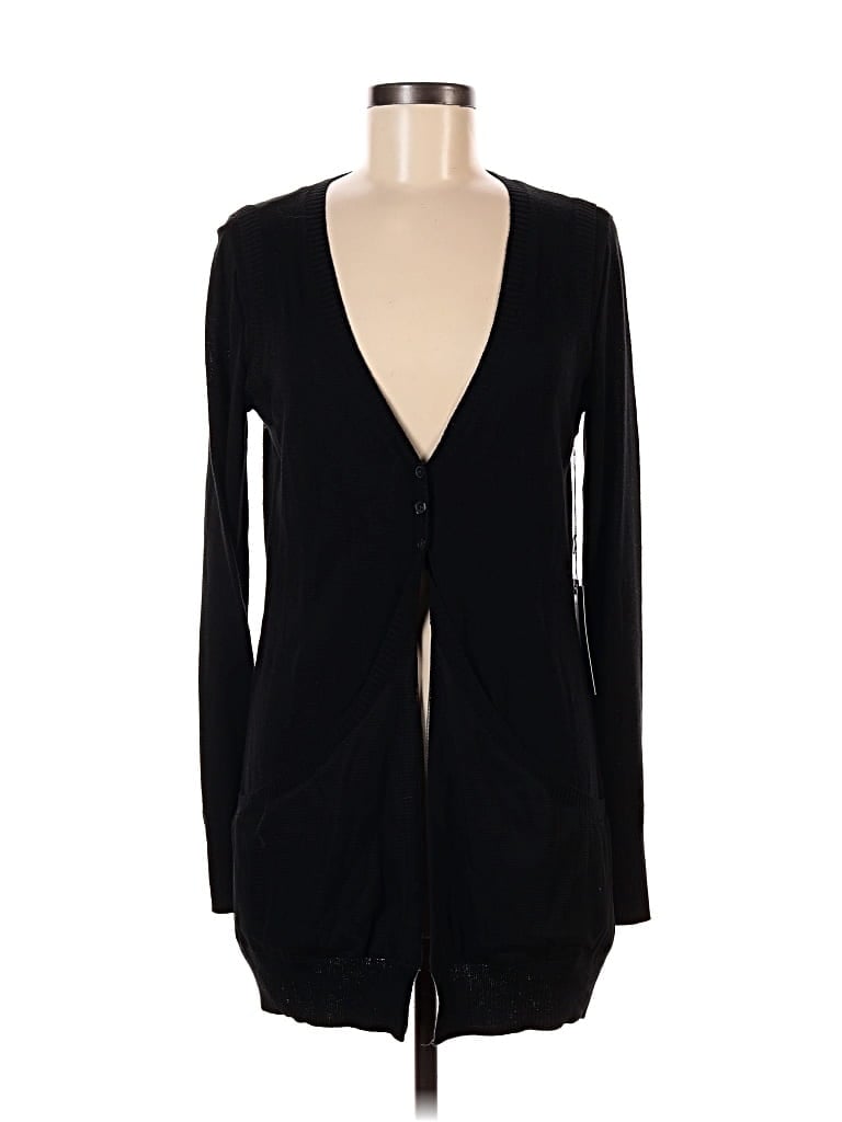 Pre-owned Simply Vera Vera Wang Cardigan Sweater In Black