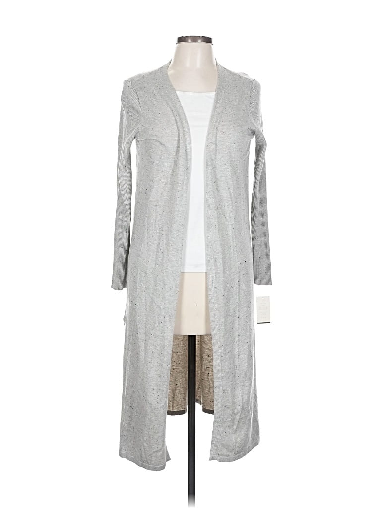 SOLUTIONS Pre-owned Cardigan Sweater In Gray