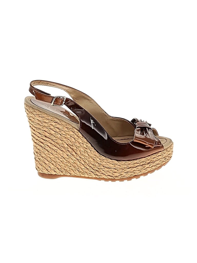 ALDO Pre-owned Wedges In Brown