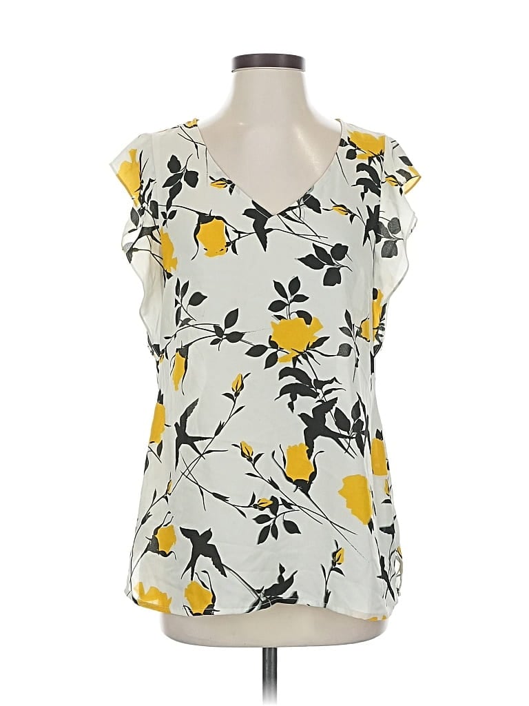 Pre-owned Cabi Sleeveless T-shirt In Yellow