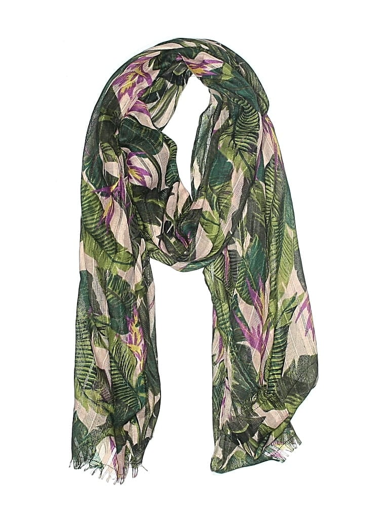 Pre-owned Unbranded Scarf In Green