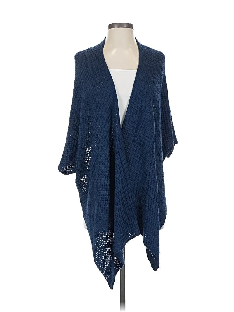 Click to view more detailed imagery on our partner's website Pre-owned Chico's Poncho In Blue