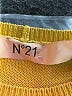 No. 21 100% Cotton Color Block Yellow Pullover Sweater Size L (estimated) - photo 6