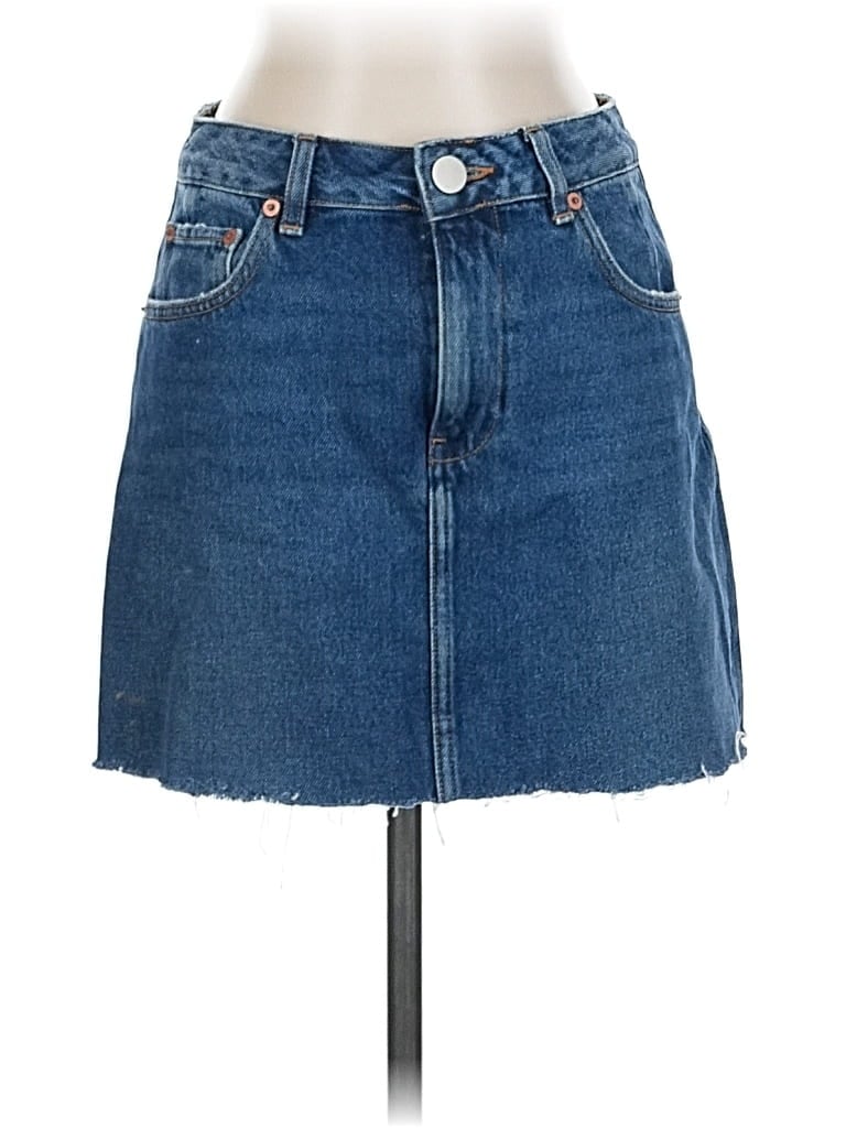 ASOS DESIGN Pre-owned Denim Skirt In Blue