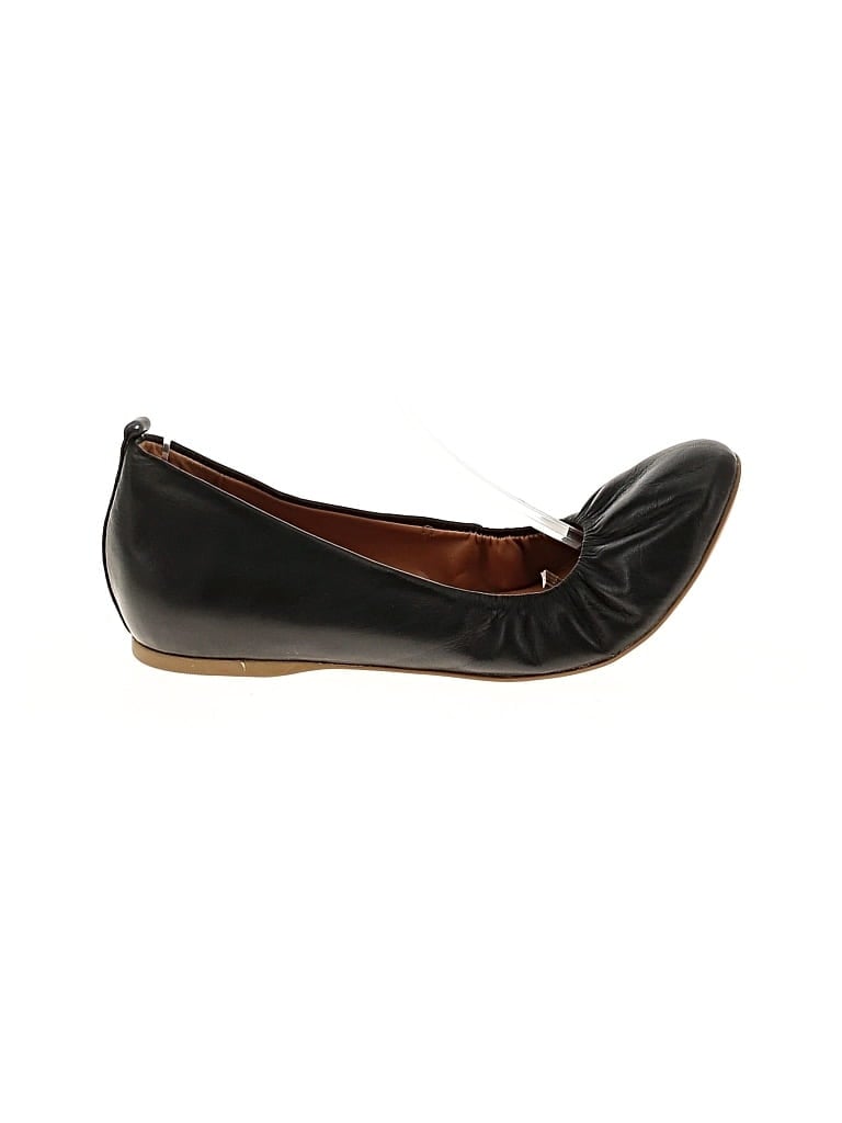 Pre-owned J.crew Factory Store Flats In Black