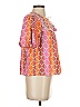 Saylor Orange Short Sleeve Blouse Size XS (estimated) - photo 4