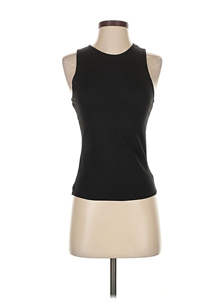 Pre-owned Mng Suit Sleeveless Top Black Halter Neckline Tops