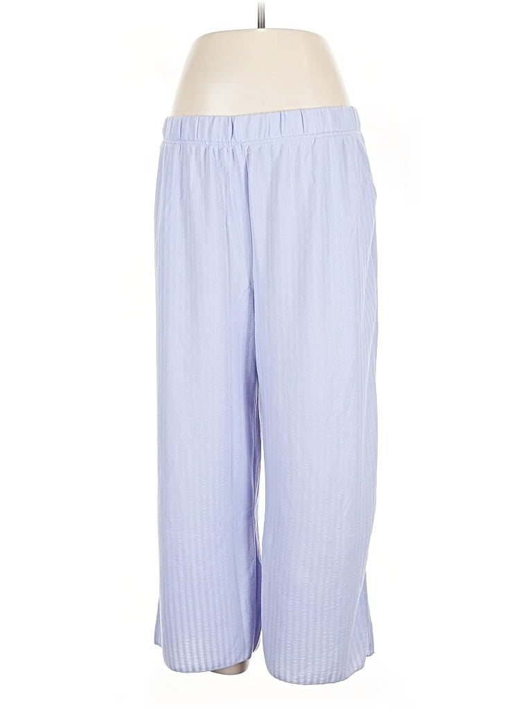 Pre-owned Cuddl Duds Casual Pants In Blue