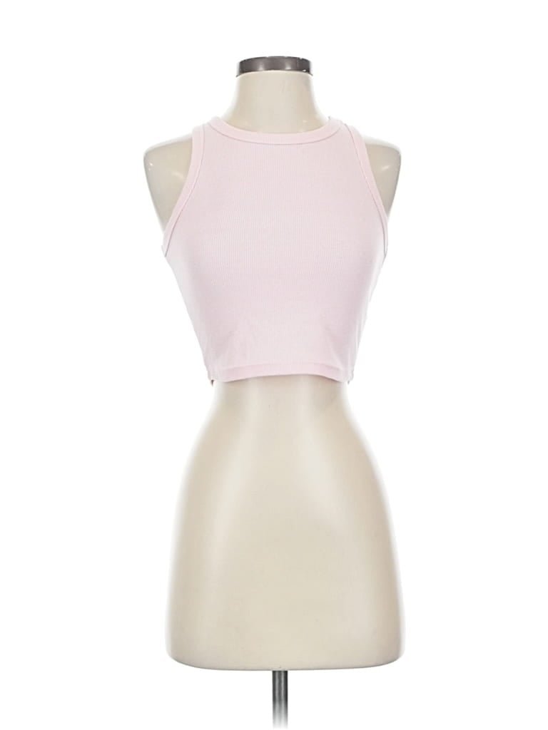 Pre-owned Unbranded Tank Top Pink Halter Neckline Tops