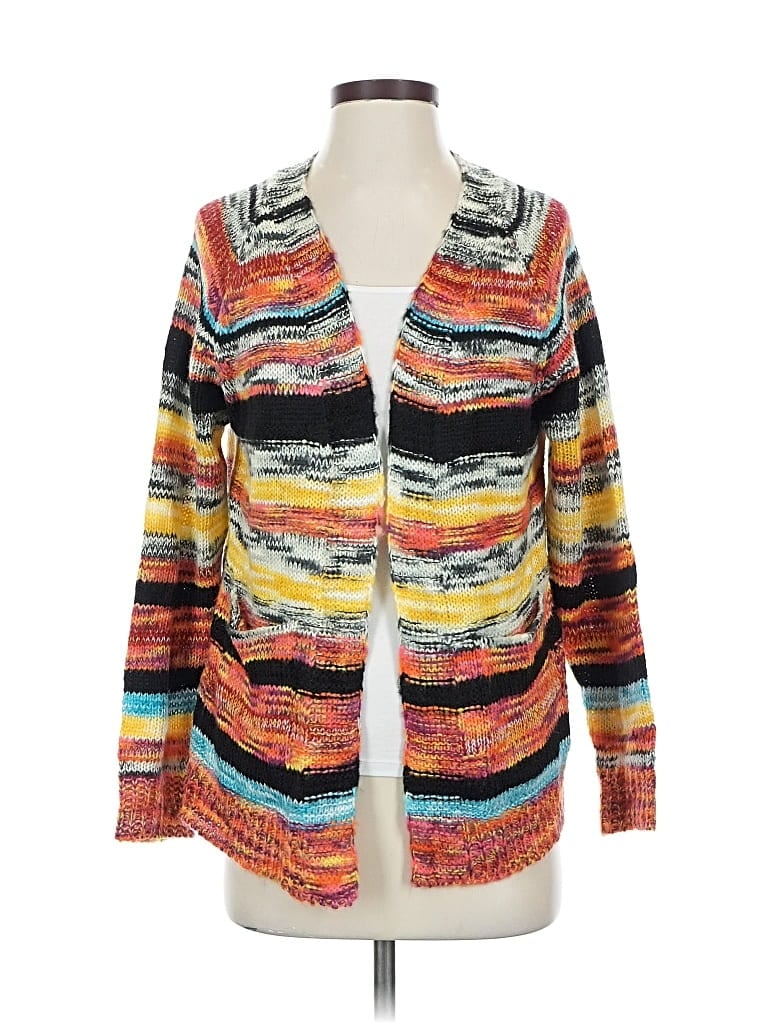 Pre-owned Unbranded Cardigan Sweater In Orange