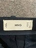 MNG Solid Blue Ivory Dress Pants Size 14 - photo 4