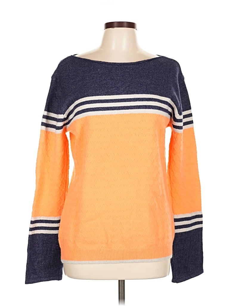 Pre-owned Unbranded Pullover Sweater In Orange