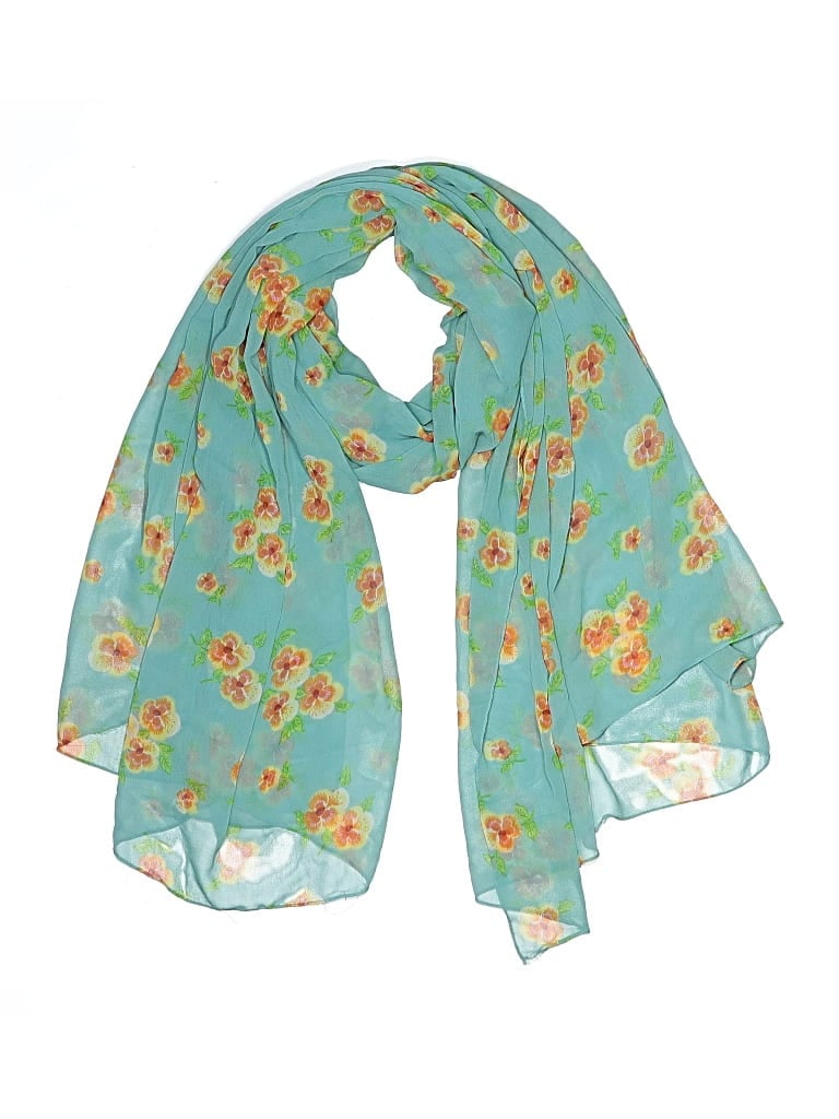 Pre-owned Unbranded Scarf In Blue