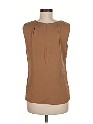 St. John Couture Sleeveless Silk Top (view 2)