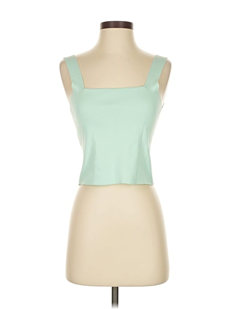 Pre-owned Mng Cardigan Sweater In Green