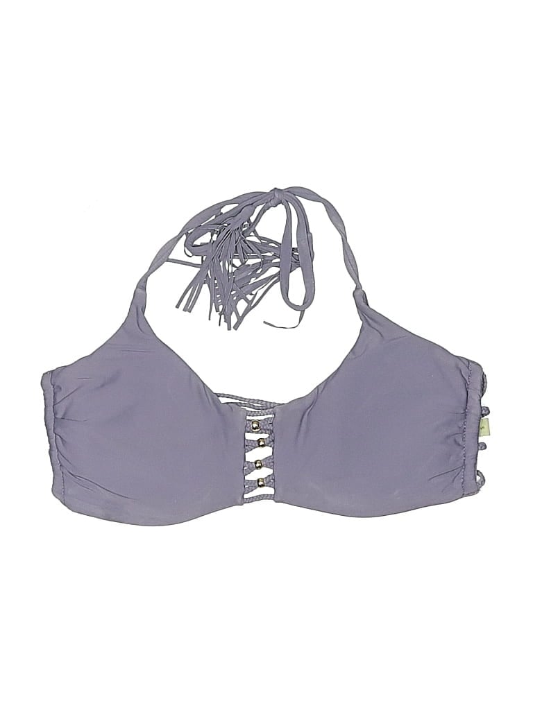 Pre-owned Pilyq Swimsuit Top Purple Swimwear