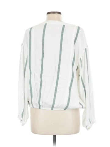 Sancia Long Sleeve Silk Top (view 2)