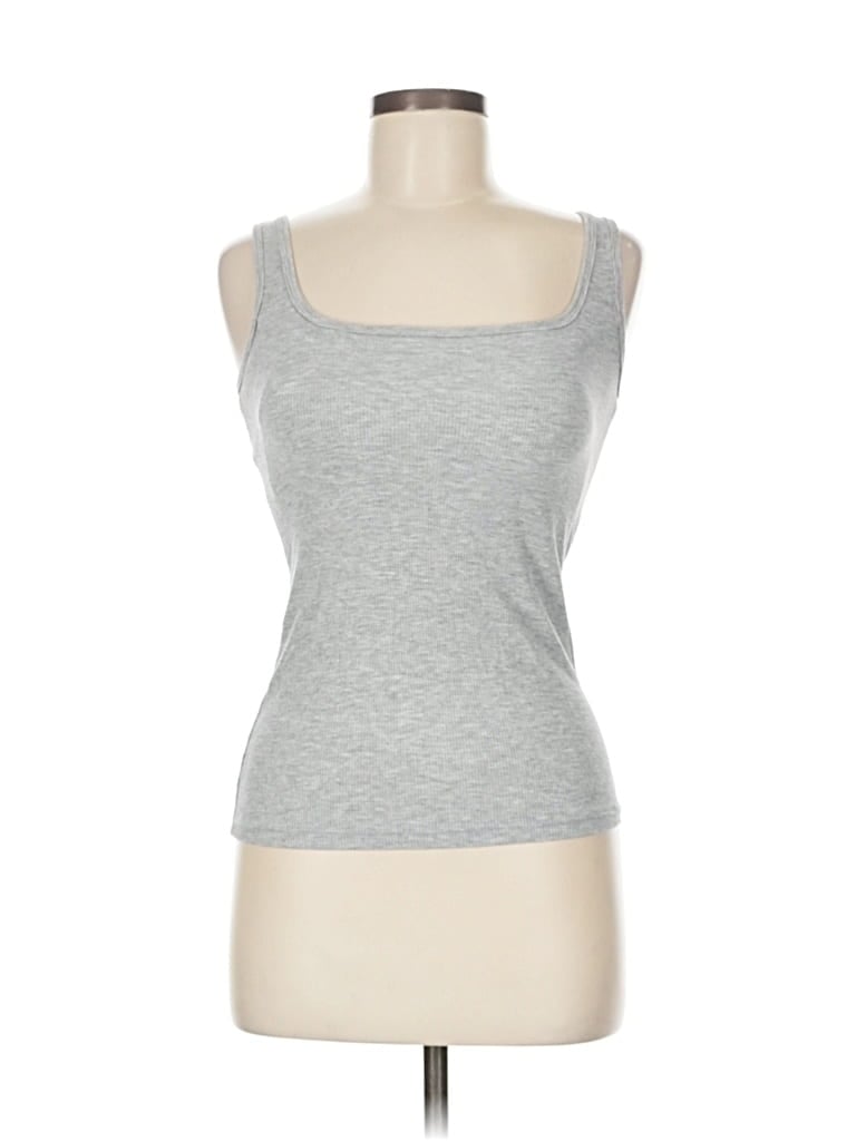 UNBRANDED Pre-owned Tank Top Gray Sweetheart Neckline Tops