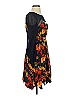 Lily 100% Polyester Print Black Blue Cocktail Dress Size XXS - photo 4