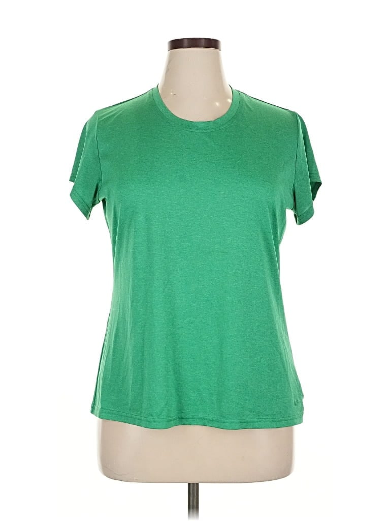 Pre-owned C9 By Champion Short Sleeve Top Green Crew Neck Tops