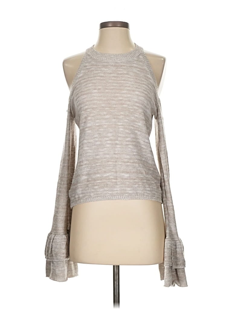 Pre-owned Express Pullover Sweater In Gray