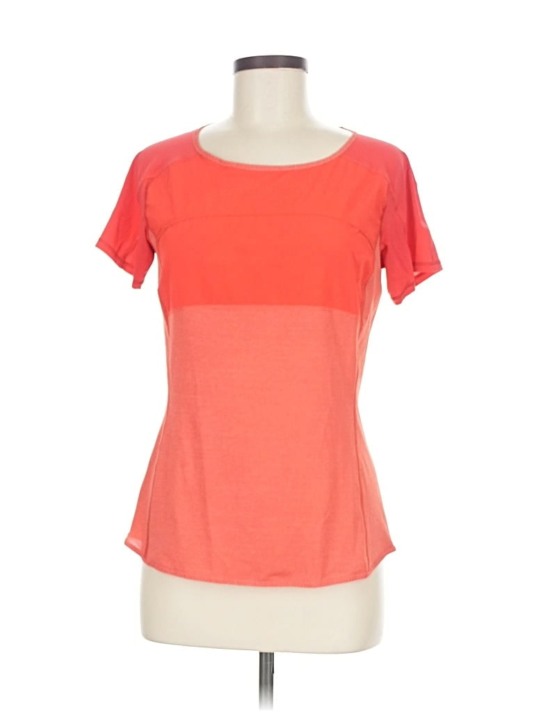 Pre-owned Lululemon Athletica Active T-shirt In Orange