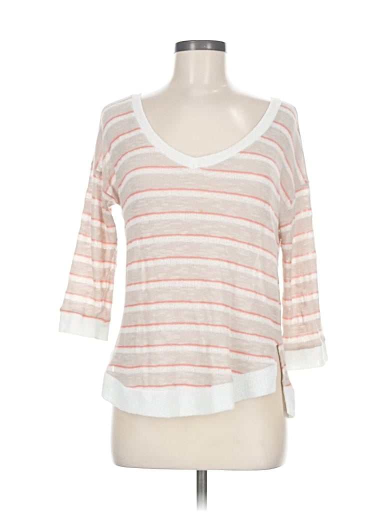 SPLENDID Pre-owned Pullover Sweater In White