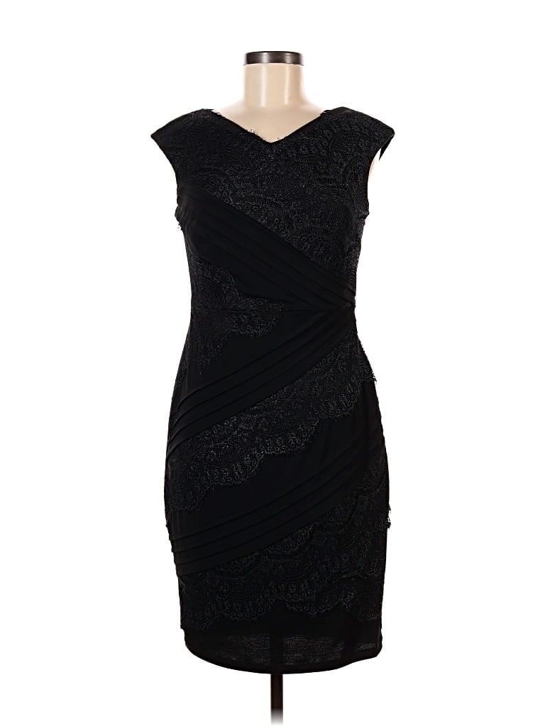 Pre-owned Jax Cocktail Dress In Black