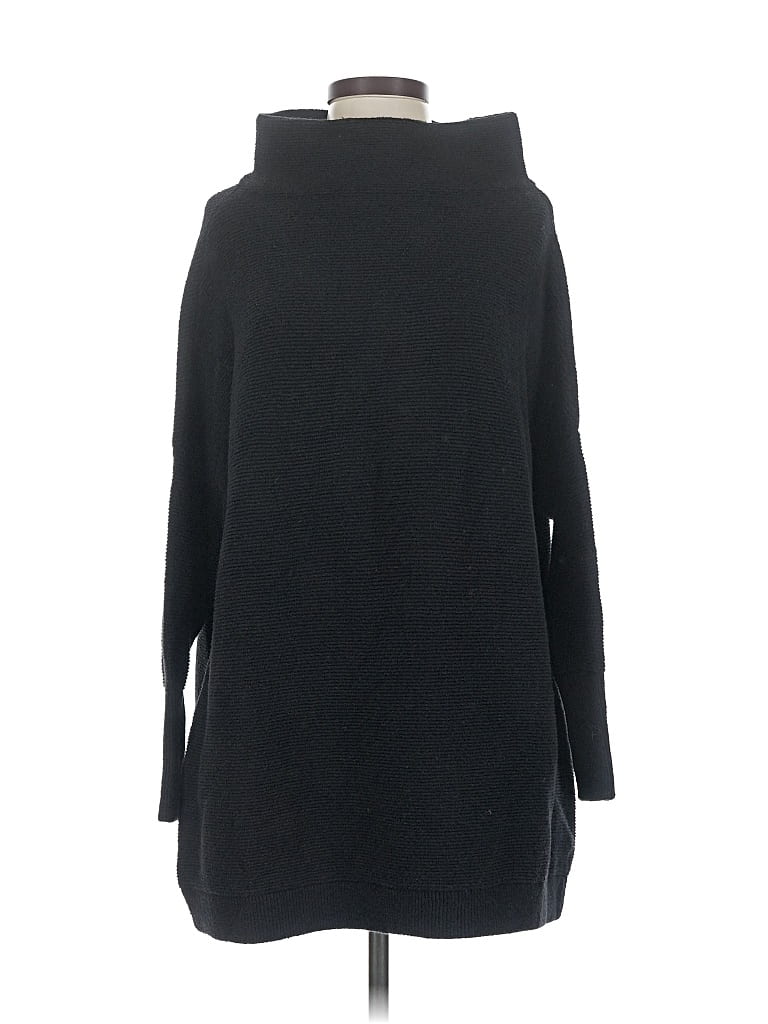 FREE PEOPLE Pre-owned Turtleneck Sweater In Black