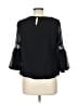 BCX 100% Polyester Black 3/4 Sleeve Blouse Size L - photo 2